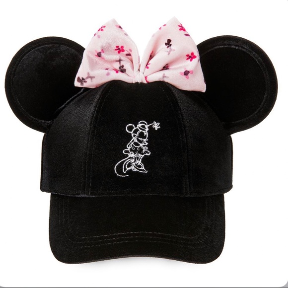 Minnie Mouse Velvet Ear Baseball Cap for Women - Picture 1 of 6